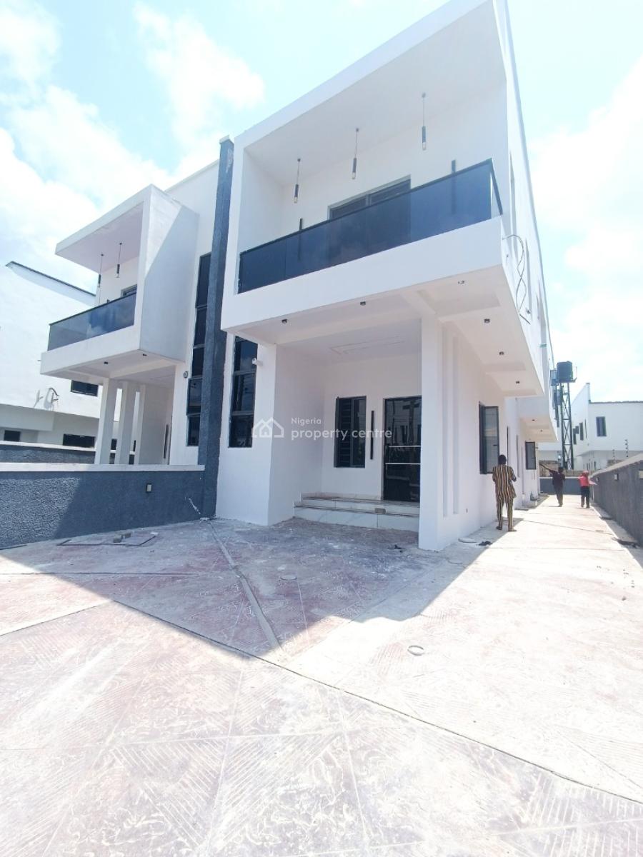 5 Bedroom Semi Detached Duplex with Bq, Blenco, Sangotedo, Ajah, Lagos, Semi-detached Duplex for Rent