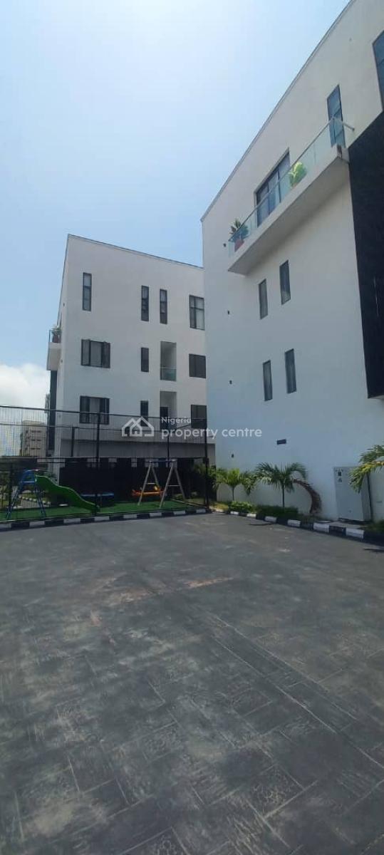 Serviced 4 Bedroom Duplex with a Bq, Pool & Gym, Meadow Hall Way, Ikate Right Hand Side, Ikate, Lekki, Lagos, Terraced Duplex for Rent