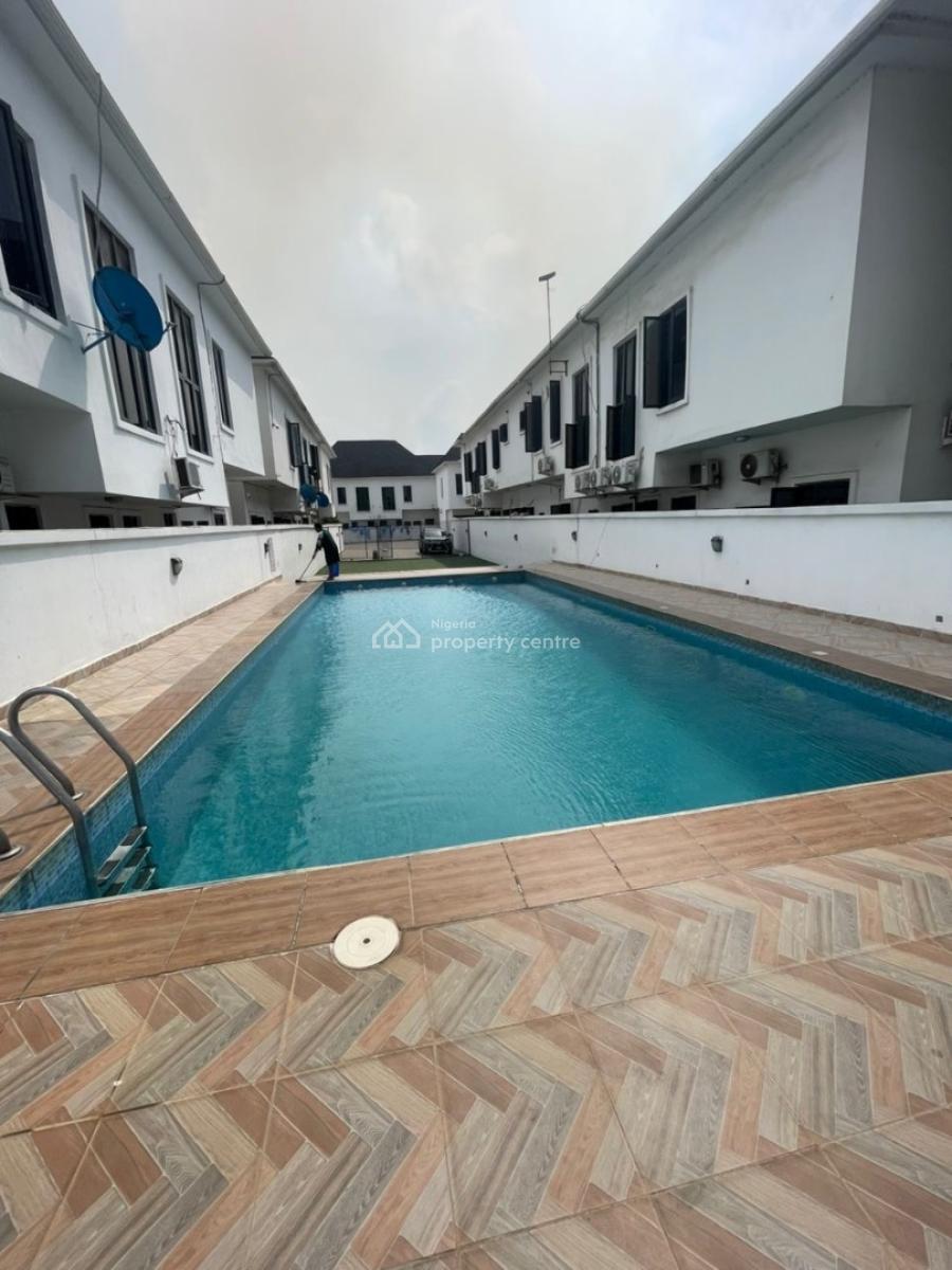 Well Maintained 4 Bedroom Terrace Duplex with Swimming Pools Gym & Poo, Vgc Harris Drive Lekki Lagos, Vgc, Lekki, Lagos, Terraced Duplex for Rent