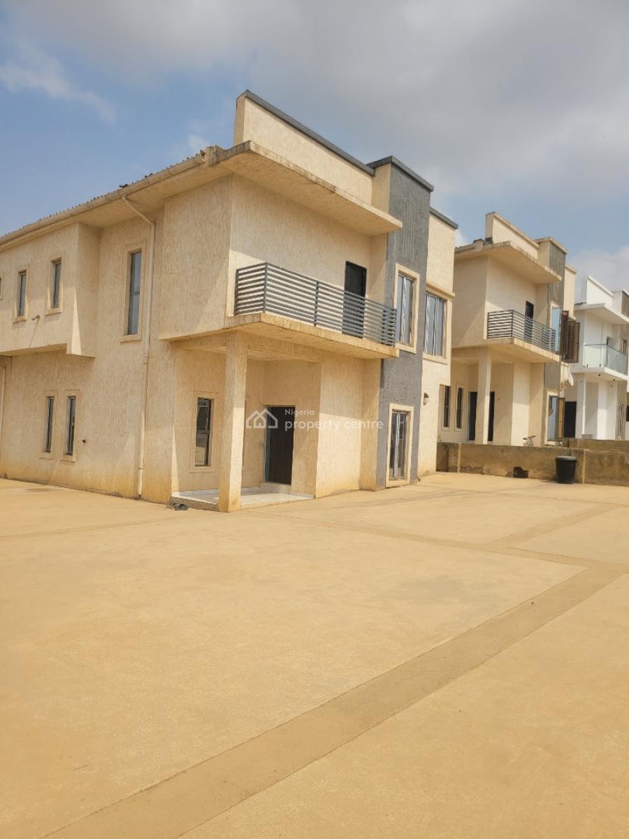 Newly Built Gated 5bedroom Detached Terence Duplex with Bq, Jahi By Tipper Garage, Jahi, Abuja, Terraced Duplex for Sale