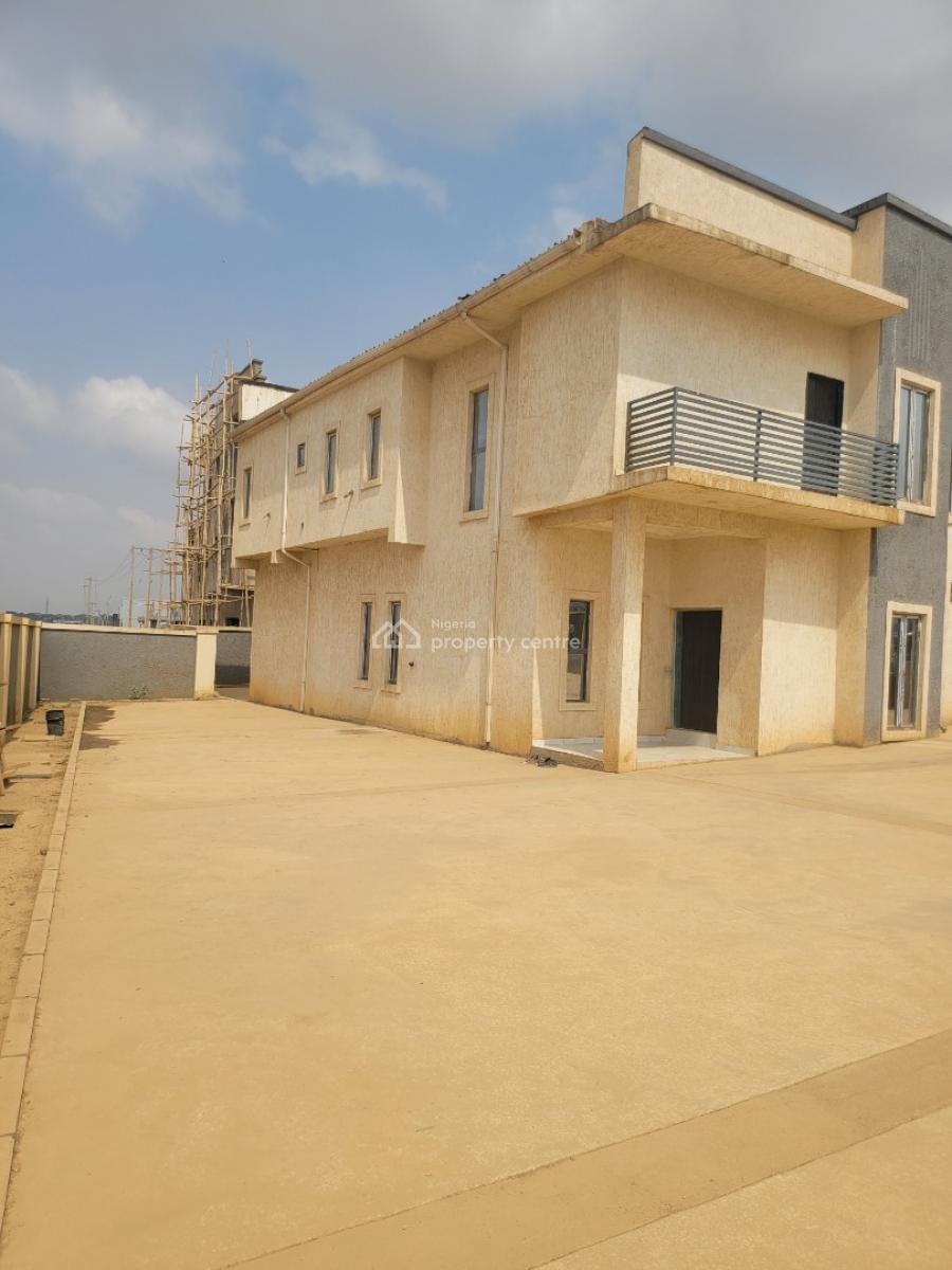 Newly Built Gated 5bedroom Detached Terence Duplex with Bq, Jahi By Tipper Garage, Jahi, Abuja, Terraced Duplex for Sale