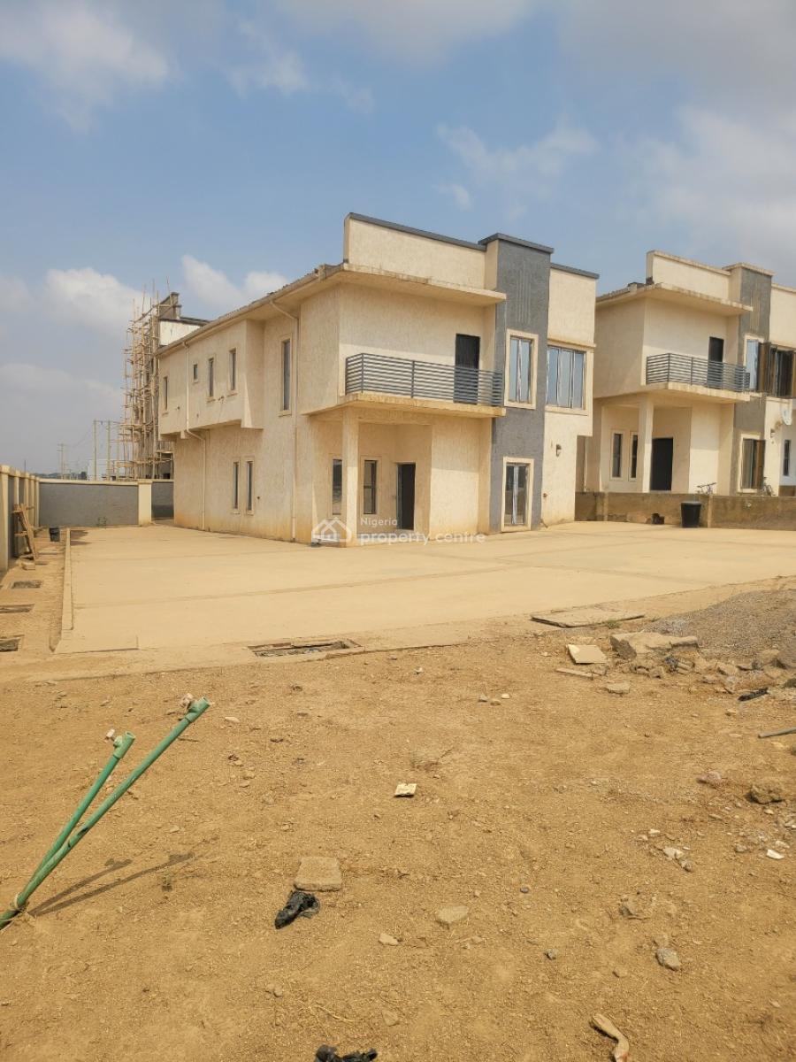 Newly Built Gated 5bedroom Detached Terence Duplex with Bq, Jahi By Tipper Garage, Jahi, Abuja, Terraced Duplex for Sale