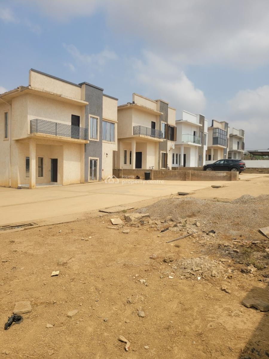 Newly Built Gated 5bedroom Detached Terence Duplex with Bq, Jahi By Tipper Garage, Jahi, Abuja, Terraced Duplex for Sale