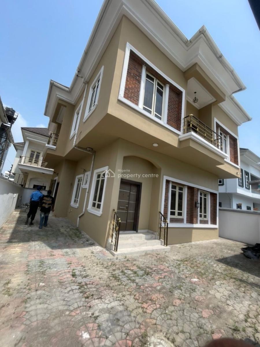 Well Maintained 4 Bedroom Fully Detached Duplex with Bq, Chevron, Lekki, Lagos, Detached Duplex for Rent