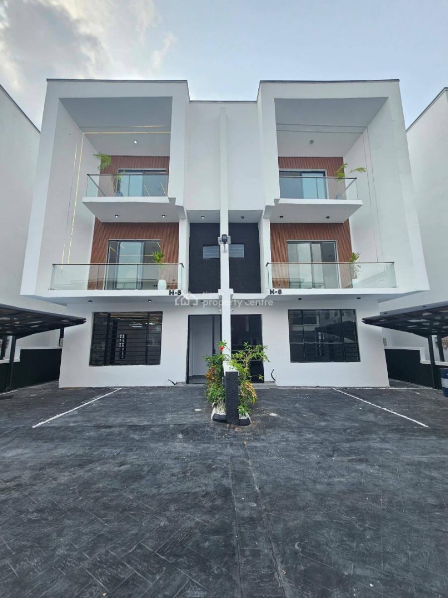 Exquisite Spacious 4 Bedroom Semi-detached Duplex with Bq & S/pool, Orchid Road, Lekki, Lagos, House for Sale