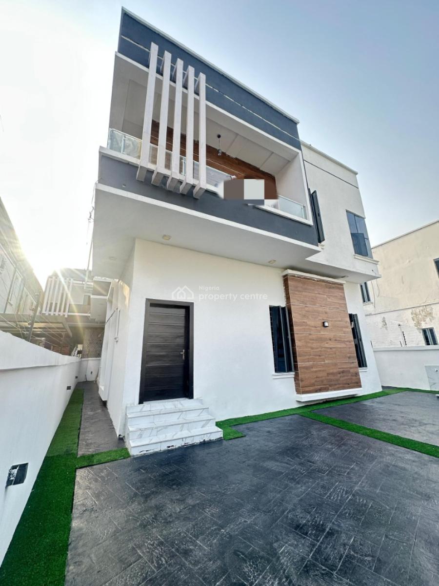 5 Bedroom Detached House with Bq, Chevron, Lekki, Lagos, Detached Duplex for Sale