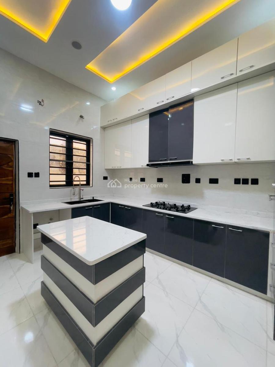 Elegant 4 Bedroom Semi-detached with Bq, Sangotedo, Ajah, Lagos, Semi-detached Duplex for Sale