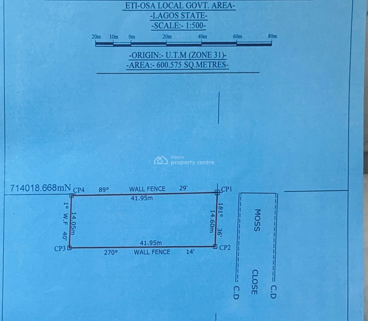 600 Square Meters of Land, Pinnock Beach Estate, Osapa, Lekki, Lagos, Land for Sale