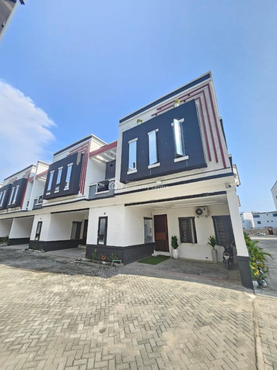 N150m 4 Bedroom Terrace Duplex, By Chevron Before Cooplag, Lafiaji, Lekki, Lagos, Terraced Duplex for Sale
