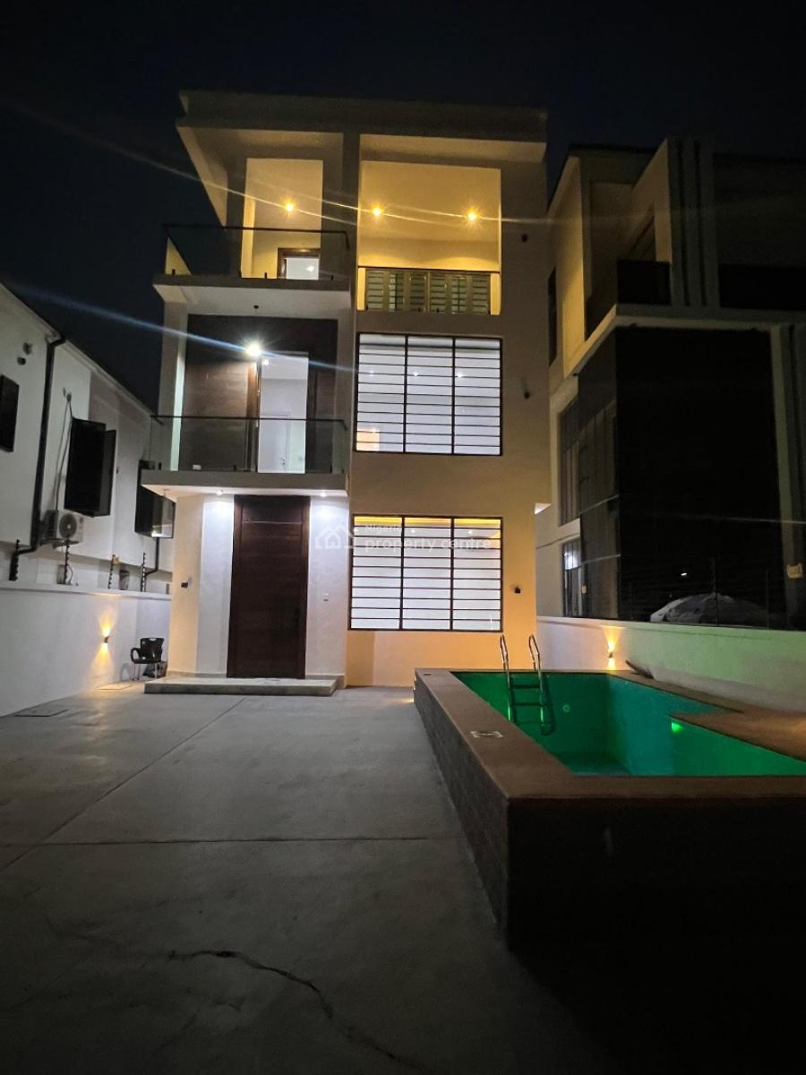 Contemporary 5-bedroom Detached Duplex, Chevron Tollgate, Lekki, Lagos, Detached Duplex for Sale