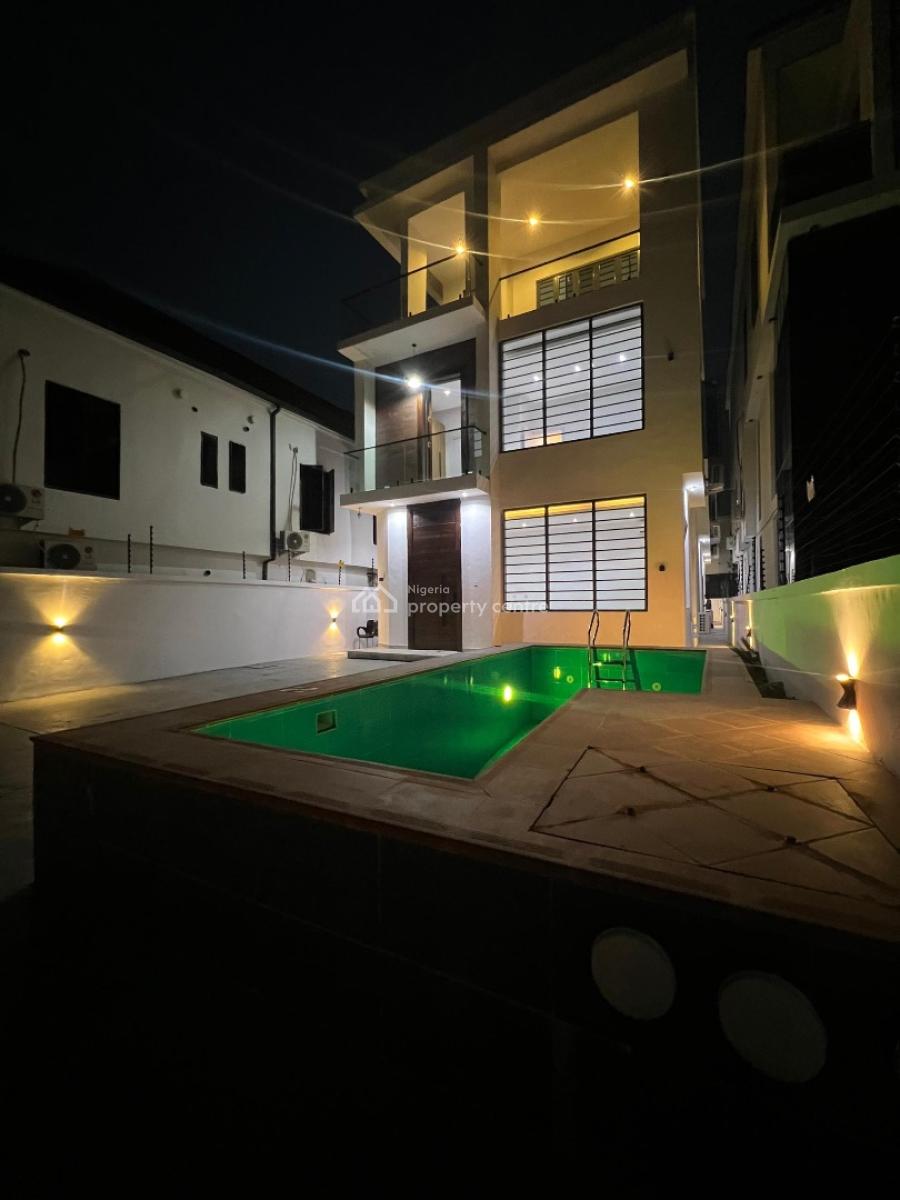 Contemporary 5-bedroom Detached Duplex, Chevron Tollgate, Lekki, Lagos, Detached Duplex for Sale