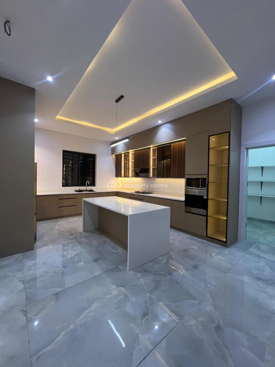 Contemporary 5-bedroom Detached Duplex, Chevron Tollgate, Lekki, Lagos, Detached Duplex for Sale