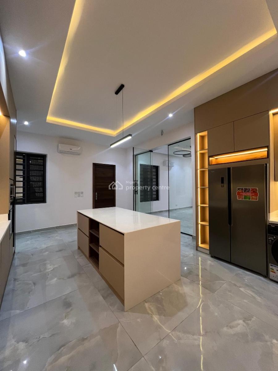 Contemporary 5-bedroom Detached Duplex, Chevron Tollgate, Lekki, Lagos, Detached Duplex for Sale