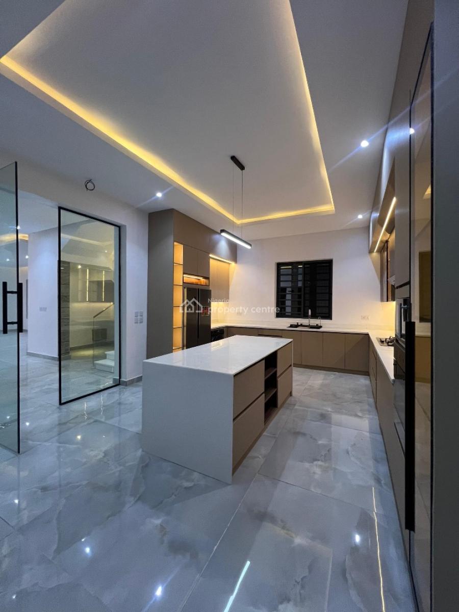 Contemporary 5-bedroom Detached Duplex, Chevron Tollgate, Lekki, Lagos, Detached Duplex for Sale