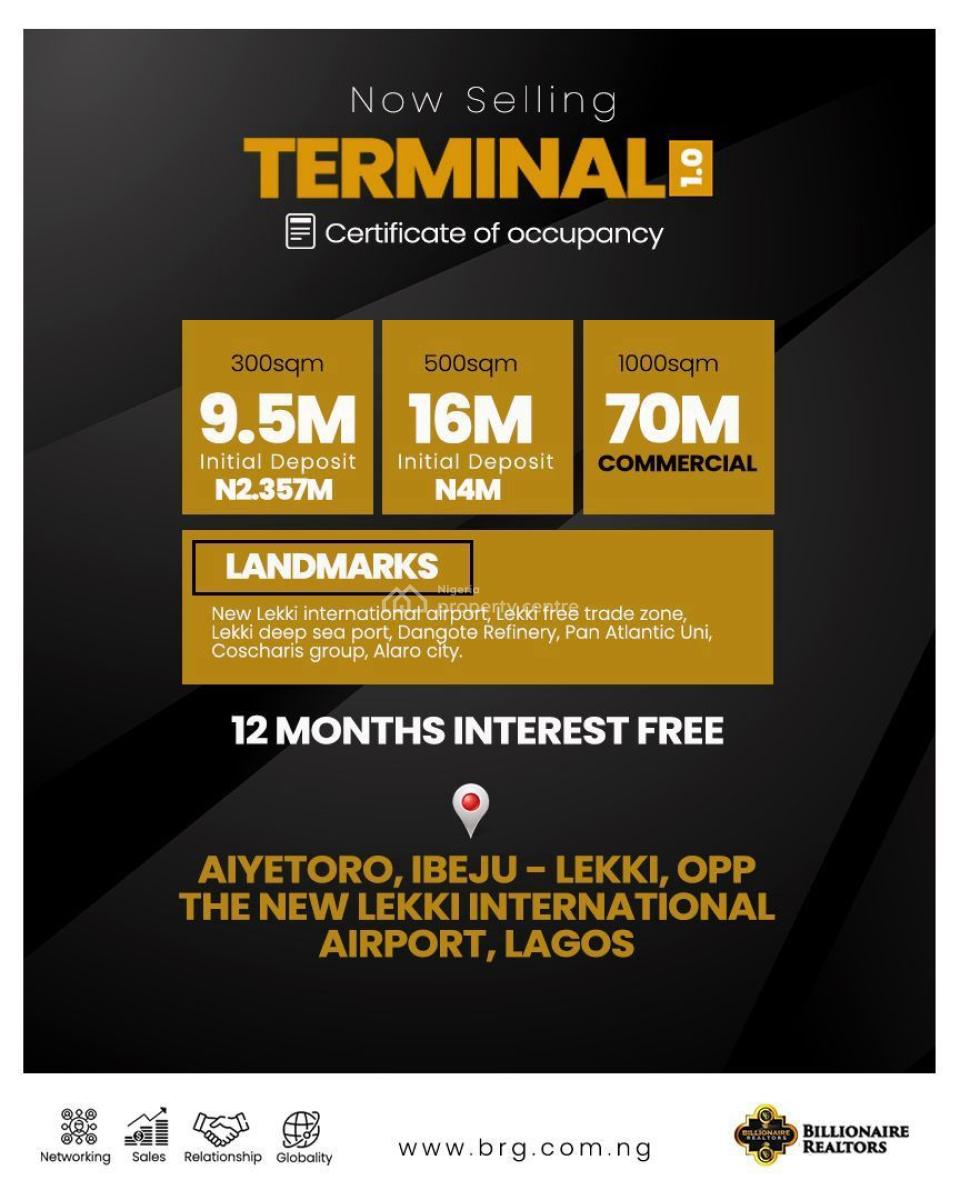 Affordable Residential Land in a Gated Estate, Terminal One Estate, Ibeju Lekki, Lagos, Residential Land for Sale