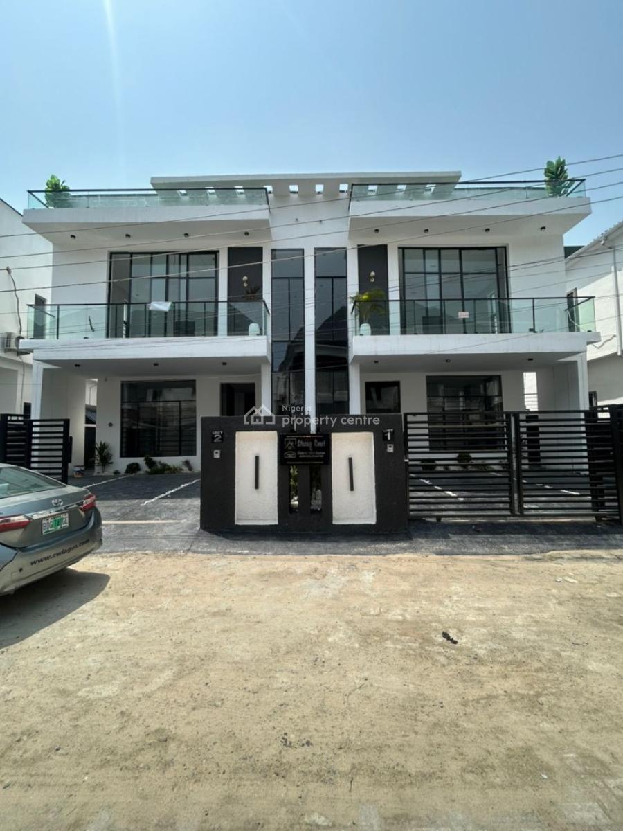 4bedroom Semi Detached Duplex with Bq, Ikota, Lekki, Lagos, Semi-detached Duplex for Sale