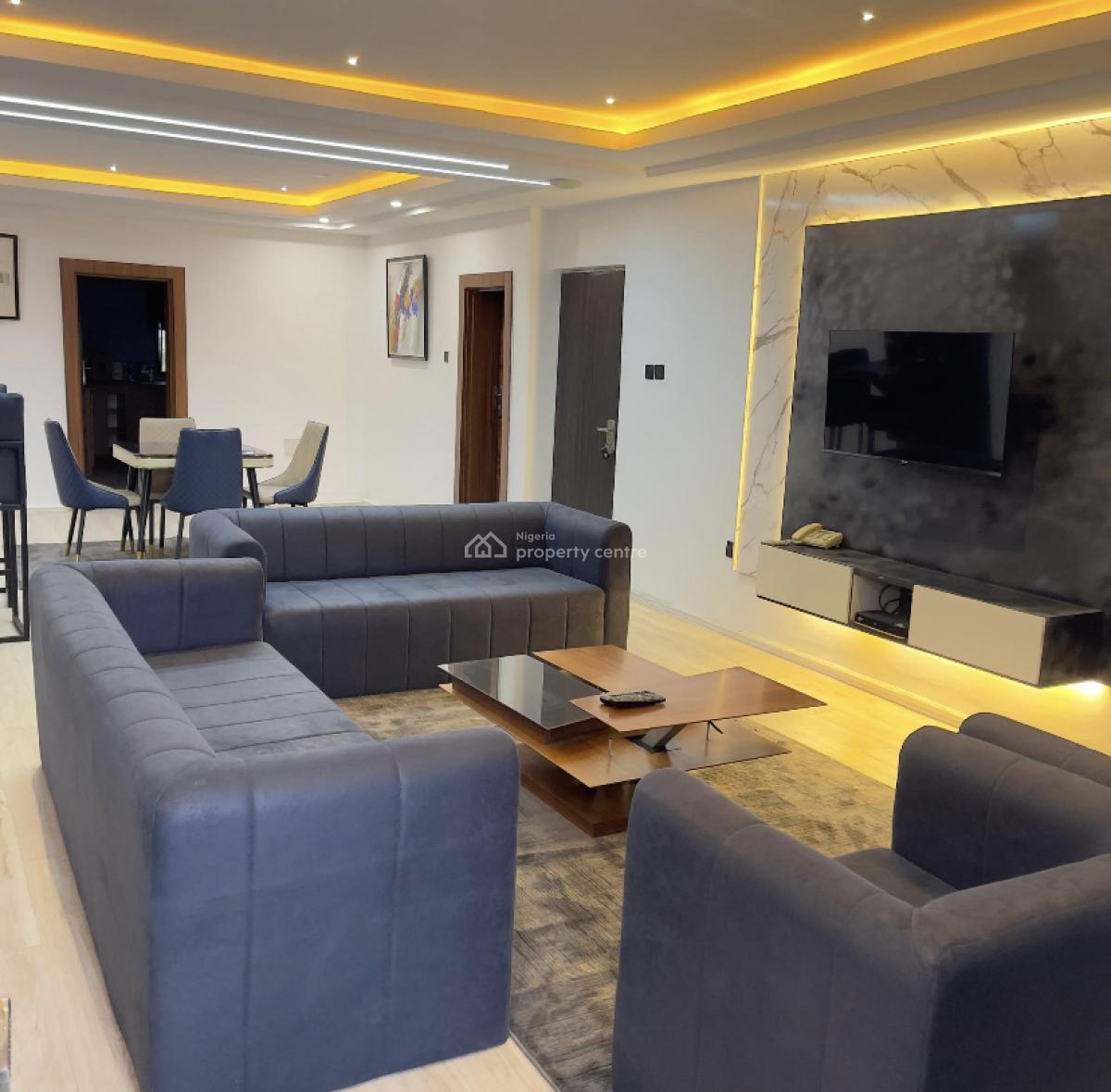 Nicely Furnished 3 Bedroom Apartment, Wuse, Abuja, Flat / Apartment Short Let