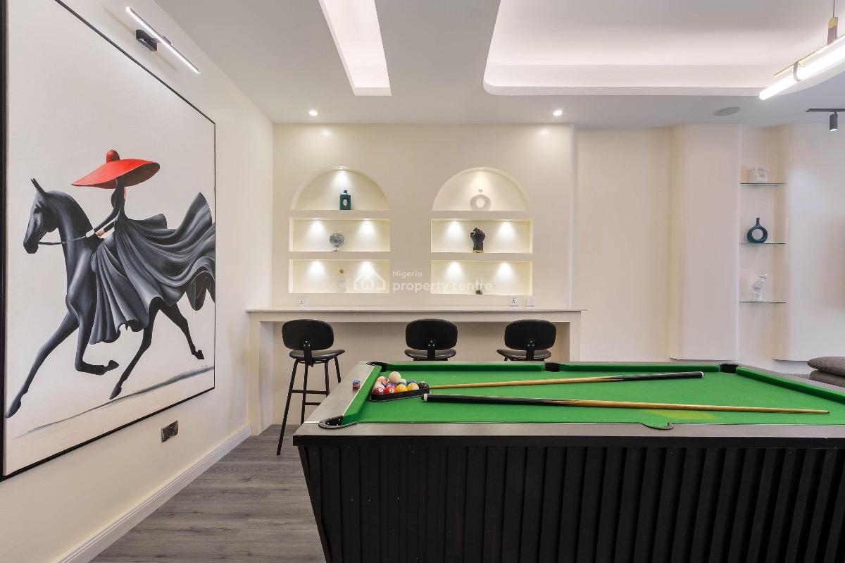 3 Bed with Pool, Snooker Board , Gym and Foot Ball Field, Lekki Phase 1, Lekki, Lagos, Flat / Apartment Short Let