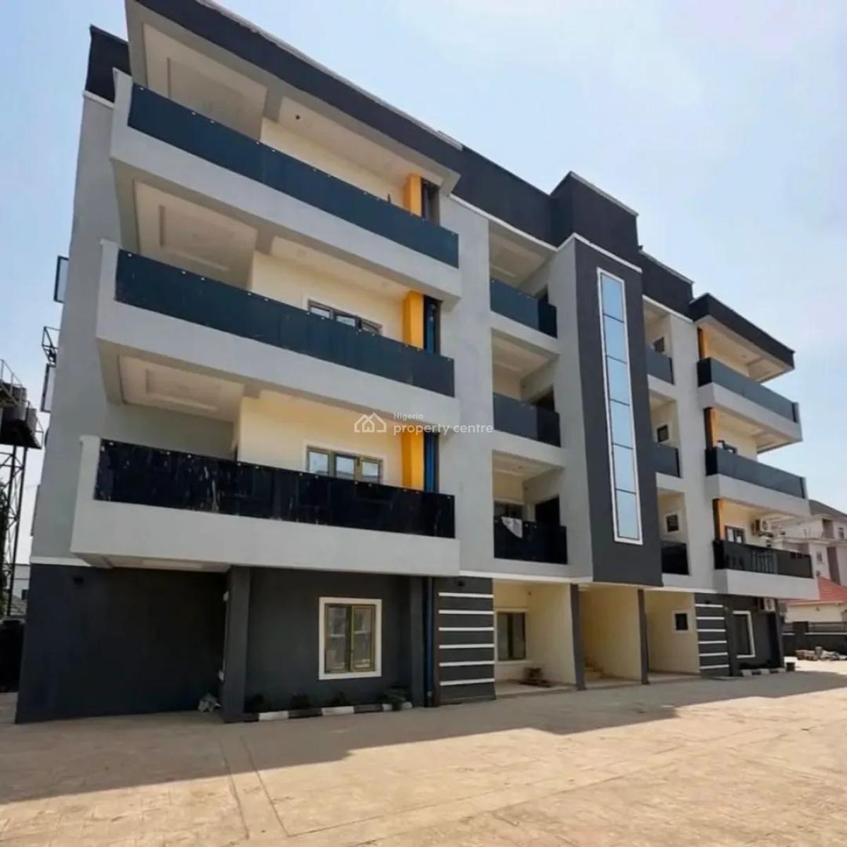 Spacious and Well Finished 3 Bedroom Apartment, Wuye, Abuja, Block of Flats for Sale