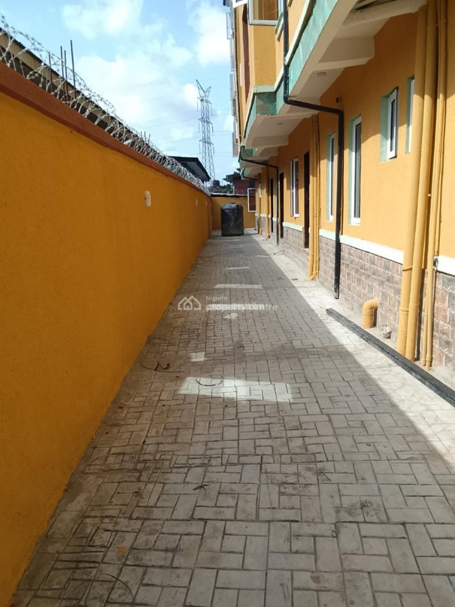 Newly Built 2 Bedrooms Flat with All Room Ensuite Visitors Toilet, Gated Street, Surulere, Lagos, Flat / Apartment for Rent