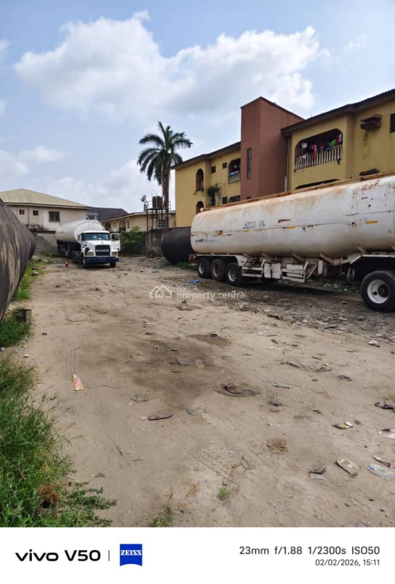 Strategically Located 900sq.mt-commercial Plot in, Busy Commercial Hub, Along Ago Palace Way, Okota, Isolo, Lagos, Commercial Property for Sale