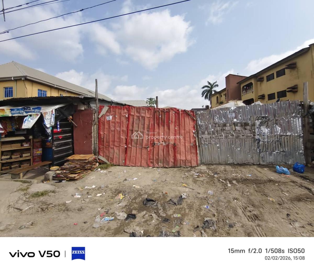 Strategically Located 900sq.mt-commercial Plot in, Busy Commercial Hub, Along Ago Palace Way, Okota, Isolo, Lagos, Commercial Property for Sale