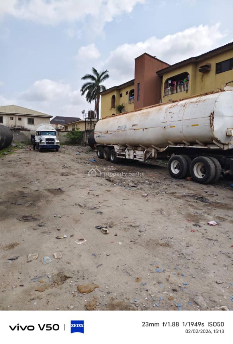 Strategically Located 900sq.mt-commercial Plot in, Busy Commercial Hub, Along Ago Palace Way, Okota, Isolo, Lagos, Commercial Property for Sale