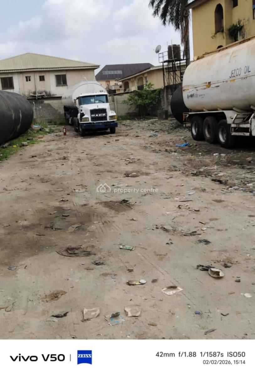 Strategically Located 900sq.mt-commercial Plot in, Busy Commercial Hub, Along Ago Palace Way, Okota, Isolo, Lagos, Commercial Property for Sale