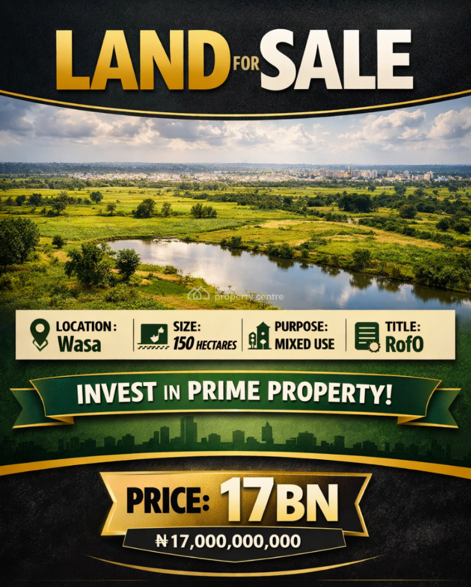 150 Hectares of Land in Wasa, Wasa, Wasa, Apo, Abuja, Mixed-use Land for Sale