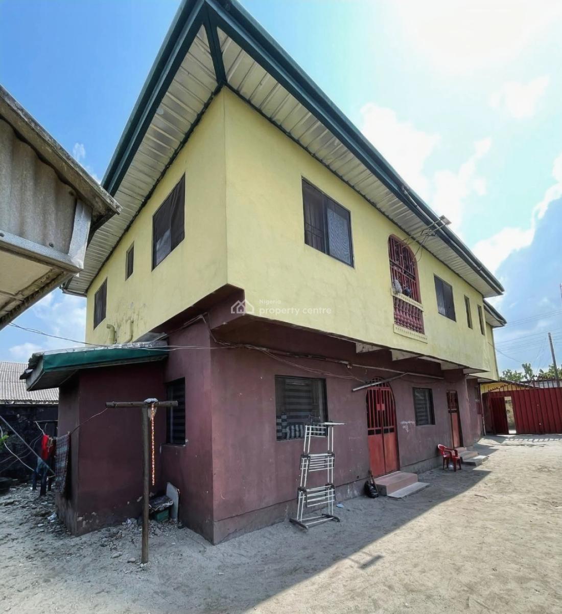 Investment Property of 5 Flats and 2 Shops, Akwaka, Rumuodomaya, Port Harcourt, Rivers, Block of Flats for Sale