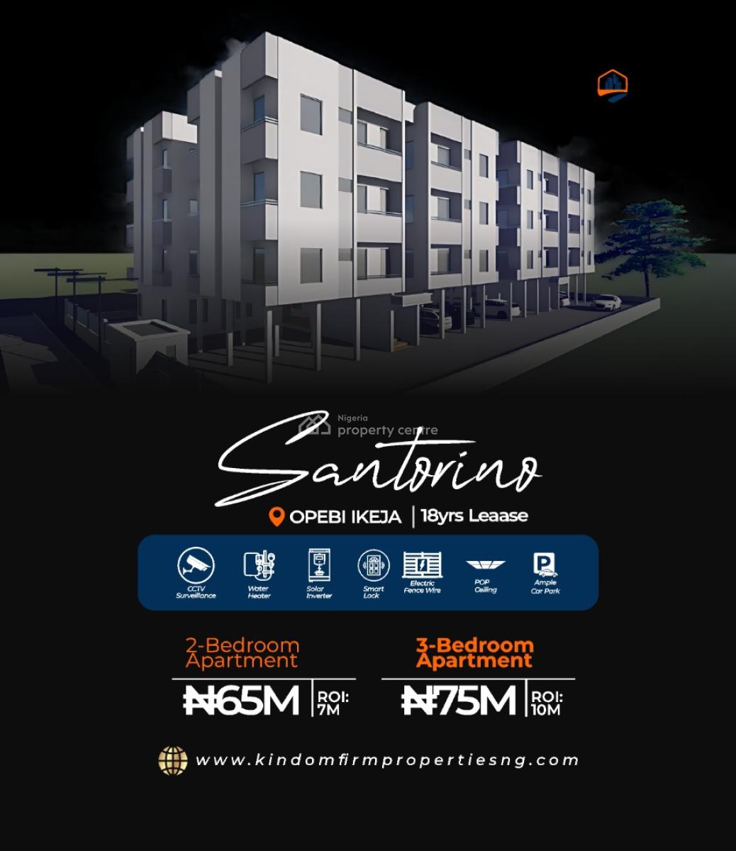 Luxury 2 Bedroom Apartment, Opebi, Ikeja, Lagos, Flat / Apartment for Sale