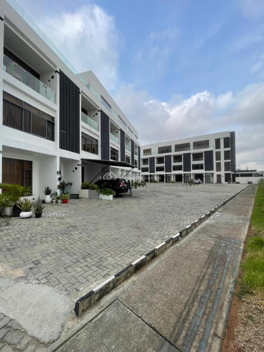4 Bedroom Terrace Duplex with Bq, Pool and Gym, 4 Bedroom Duplex in a Fully Secured Estate for Rent, Ikate, Lekki, Lagos, Terraced Duplex for Rent