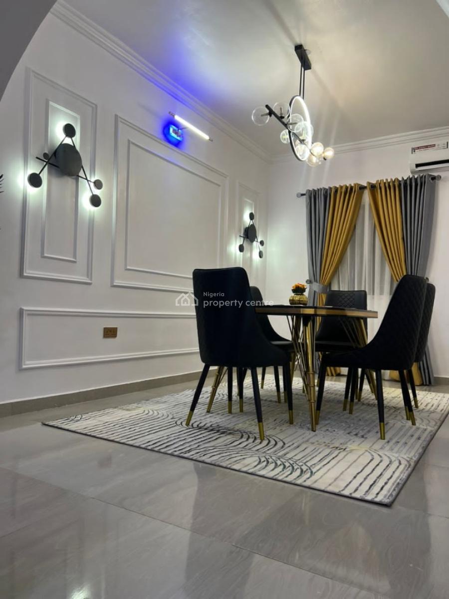 Nicely Furnished 3 Bedroom Apartment, Sangotedo, Ajah, Lagos, Flat / Apartment Short Let