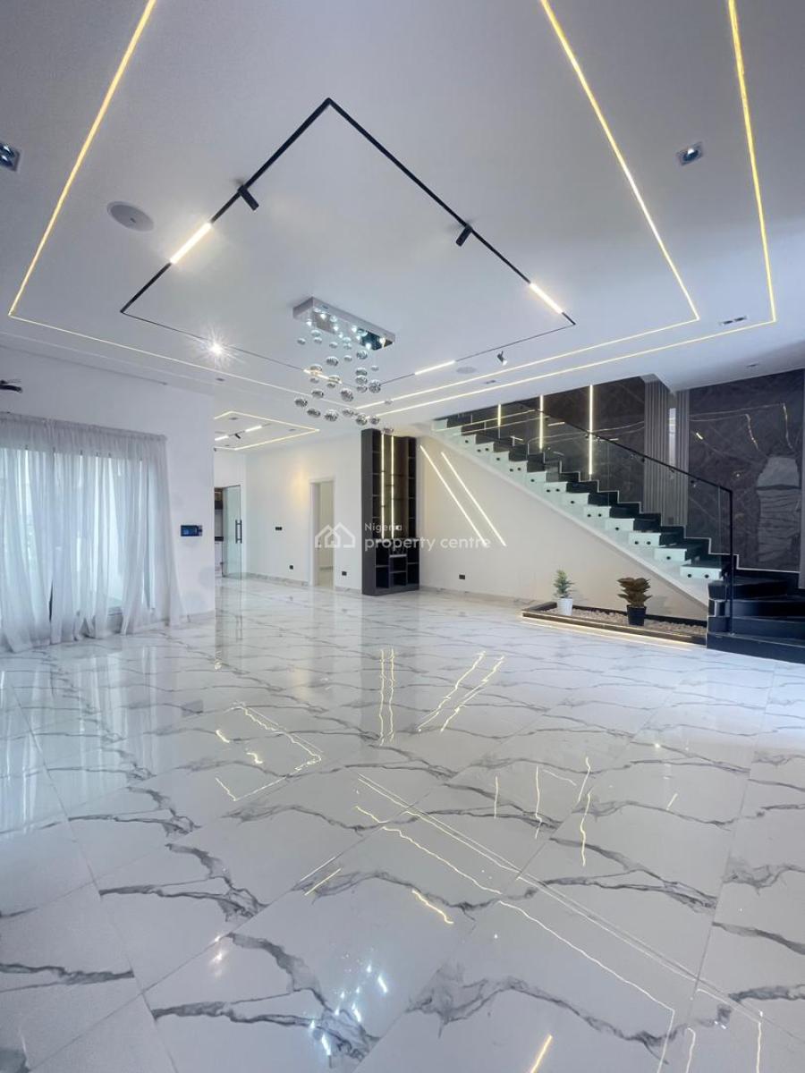 Gigantic 5 Bedrooms Duplex with Pool & Cinema, Chevron Drive, Lekki, Lagos, Detached Duplex for Sale
