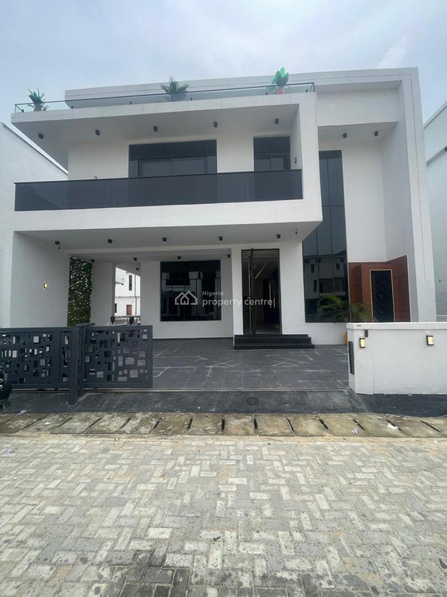 Gigantic 5 Bedrooms Duplex with Pool & Cinema, Chevron Drive, Lekki, Lagos, Detached Duplex for Sale