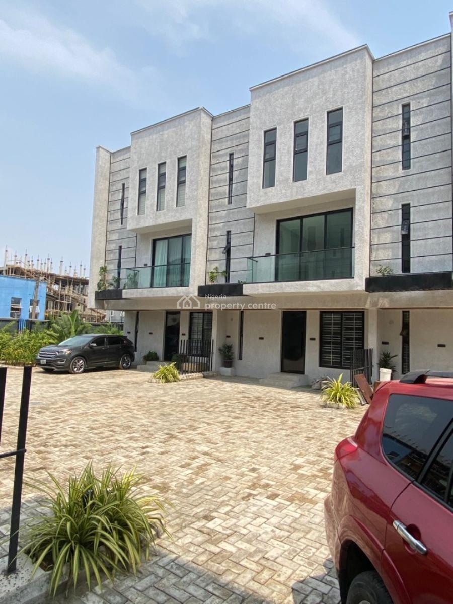 4bedroom Terrace Duplex House with Bq, Ikate Elegushi, Lekki, Lagos, Terraced Duplex for Sale