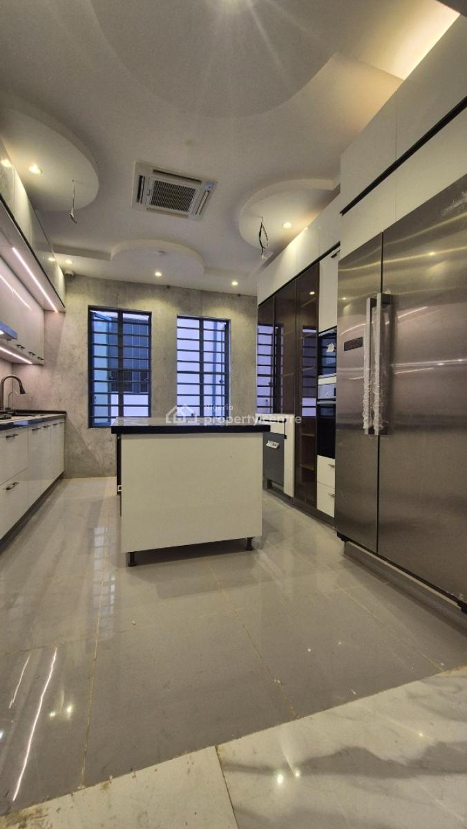 Luxurious Smart Home 5 Bedroom Semi Detached Home with Private Elevator, Off Issac John Street, Ikeja Gra, Ikeja, Lagos, Semi-detached Duplex for Sale