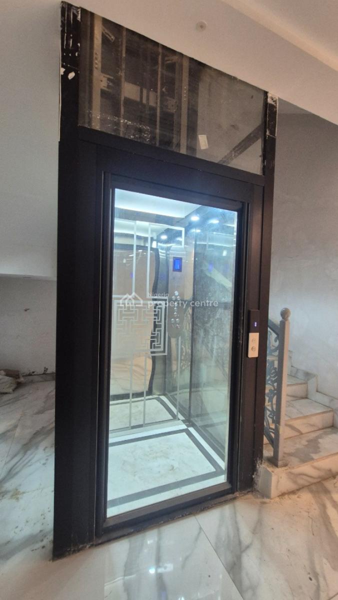 Luxurious Smart Home 5 Bedroom Semi Detached Home with Private Elevator, Off Issac John Street, Ikeja Gra, Ikeja, Lagos, Semi-detached Duplex for Sale