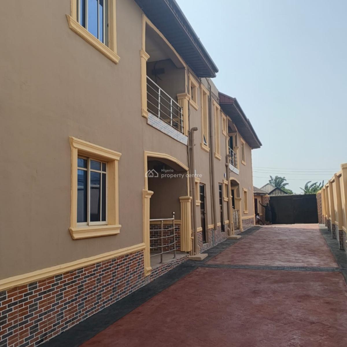 Vacant New 10 Flats(6 Unit 2 Bedroom Flat, 4 Unit Room & Parlour Self Contain), Agbado Station, By Iju Ishaga, Agbado, Ifo, Ogun, Block of Flats for Sale