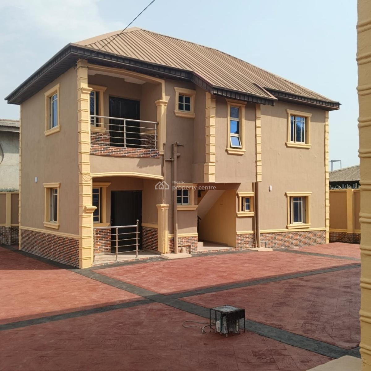 Vacant New 10 Flats(6 Unit 2 Bedroom Flat, 4 Unit Room & Parlour Self Contain), Agbado Station, By Iju Ishaga, Agbado, Ifo, Ogun, Block of Flats for Sale