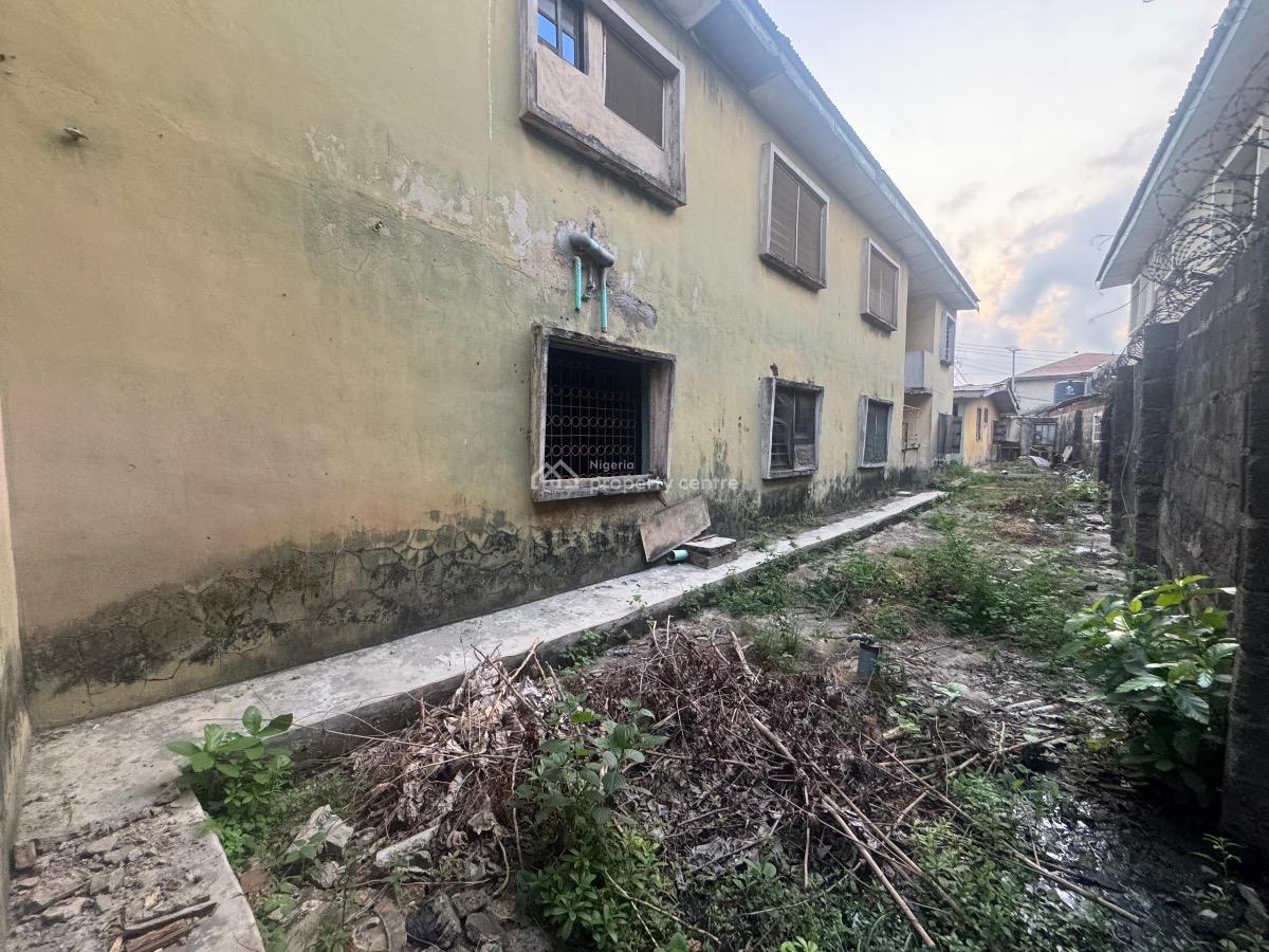 Gated 633sqm of Land with Demolishable Building, Close to Excellent Hotel, Ogba, Ikeja, Lagos, Mixed-use Land for Sale