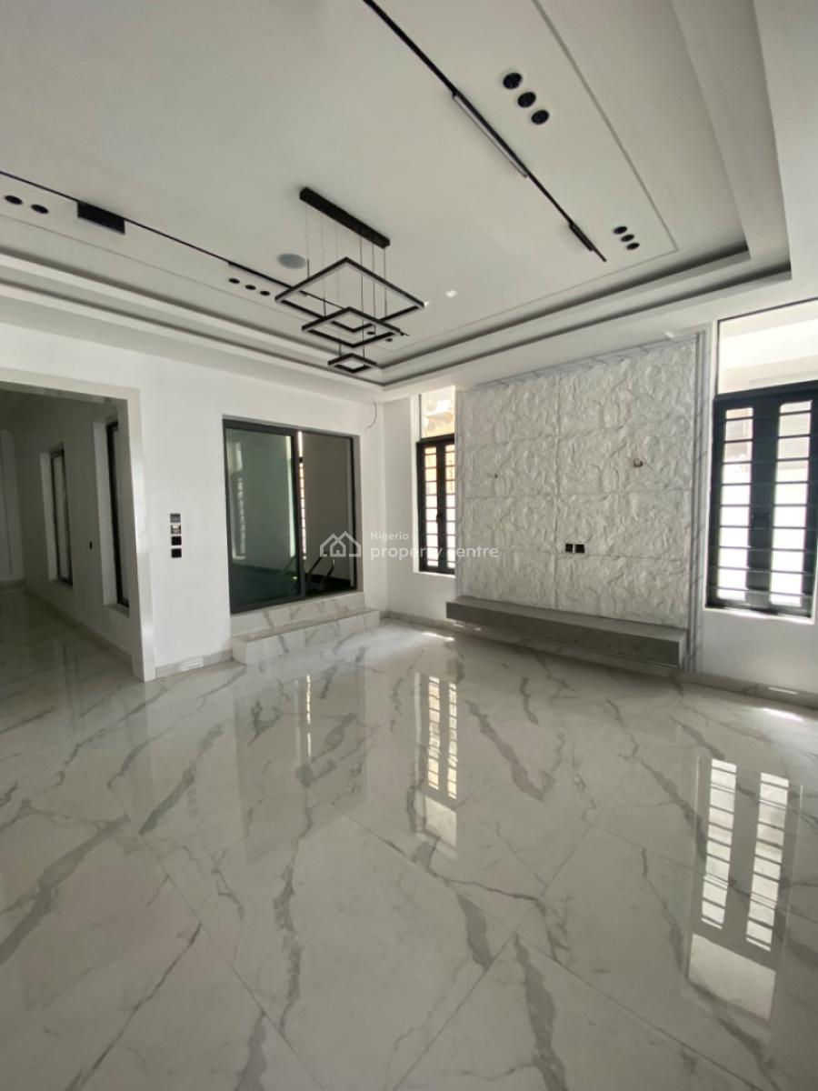 Luxury 5 Bedroom Fully Detached House + Study/gym, Pool, Bq, Ante Room, Chevron, Lekki, Lagos, Detached Duplex for Sale