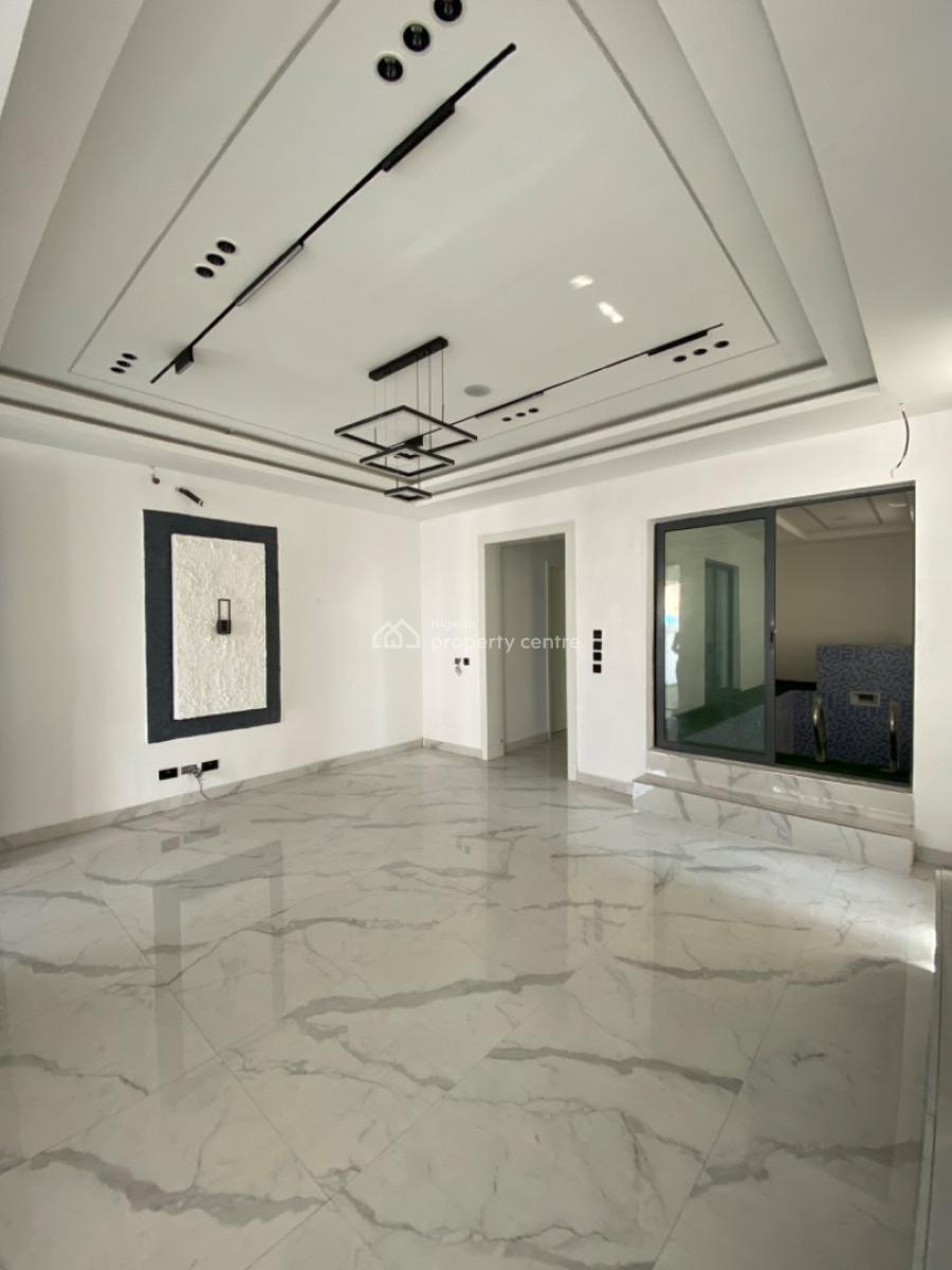 Luxury 5 Bedroom Fully Detached House + Study/gym, Pool, Bq, Ante Room, Chevron, Lekki, Lagos, Detached Duplex for Sale