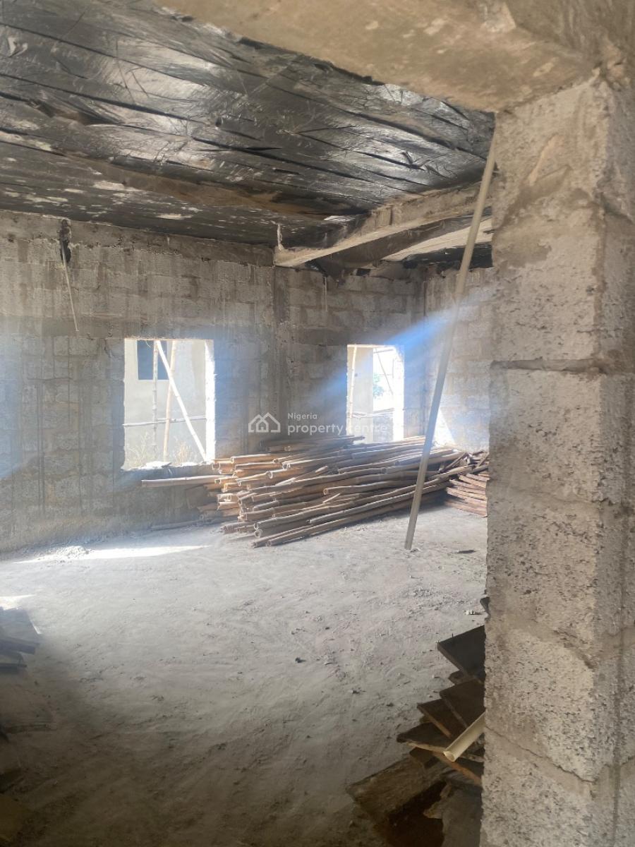 Luxury 4 Bedroom Carcass Duplex, Mercy Gold Estate Pykasa Airport Road, Pyakasa, Lugbe District, Abuja, Detached Duplex for Sale