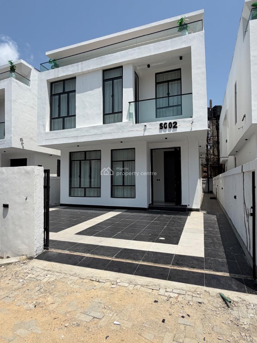 Spacious 5 Bedroom Fully Detached House with Bq, Chevron, Lekki, Lagos, Detached Duplex for Sale