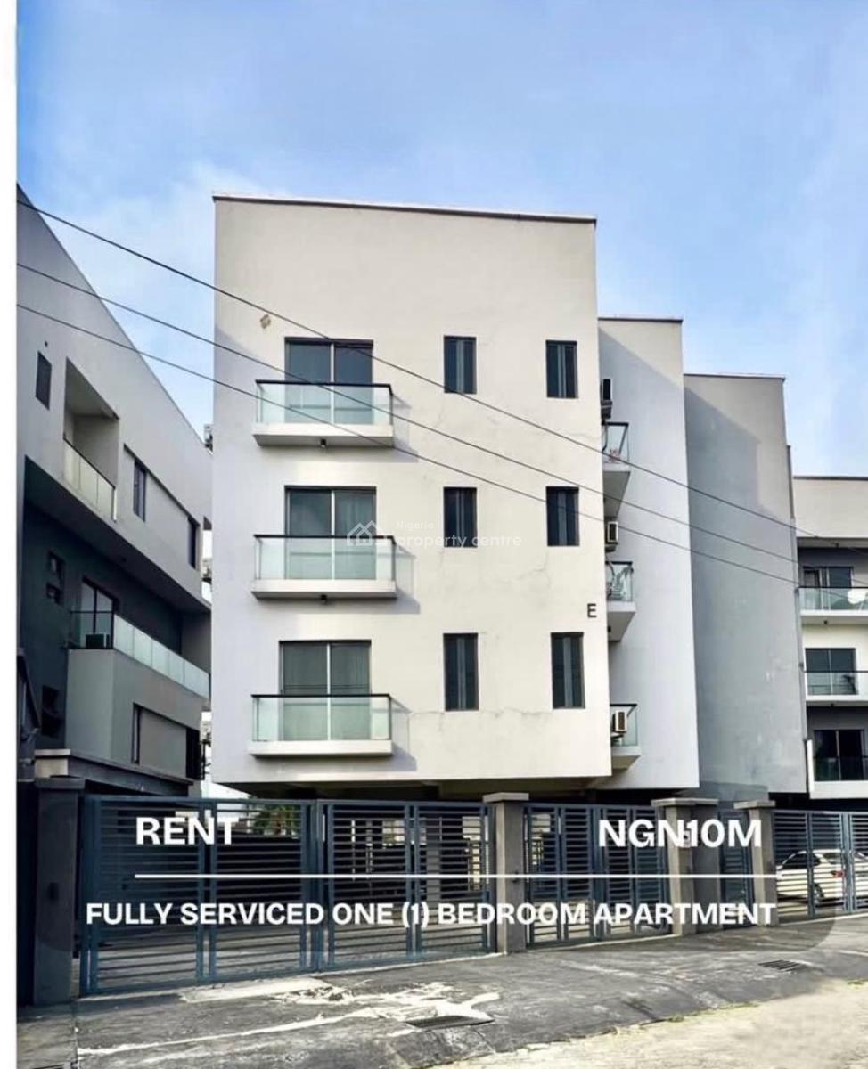 Unfurnished 1 Bedroom Apartment, Off Admiralty, Lekki Phase 1, Lekki, Lagos, Flat / Apartment for Rent