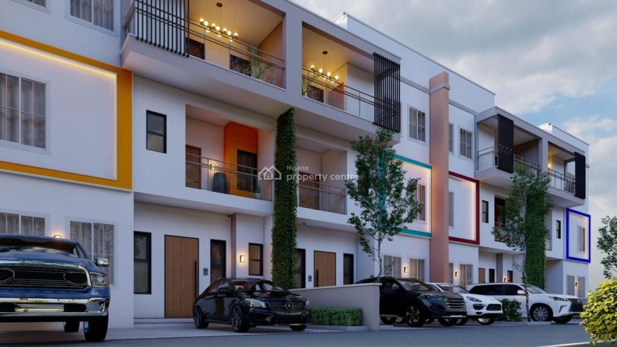 5 Bedroom Terrace Duplex with Guest Chalet (semi-finished), Games Village, Kaura, Abuja, House for Sale
