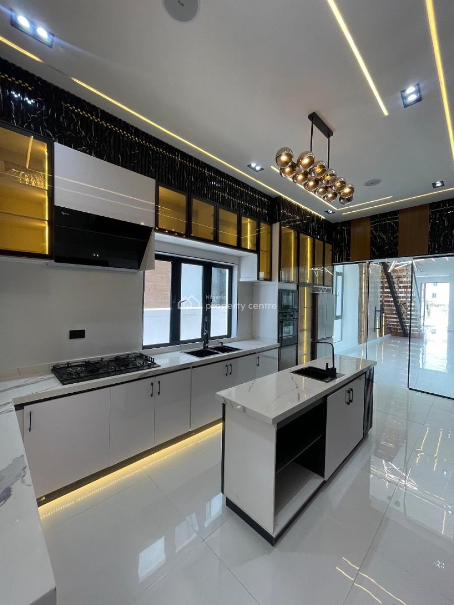 Luxury 5 Bedroom Detached Duplex with a Bq and Swimming Pool, Ikota, Lekki, Lagos, Detached Duplex for Sale