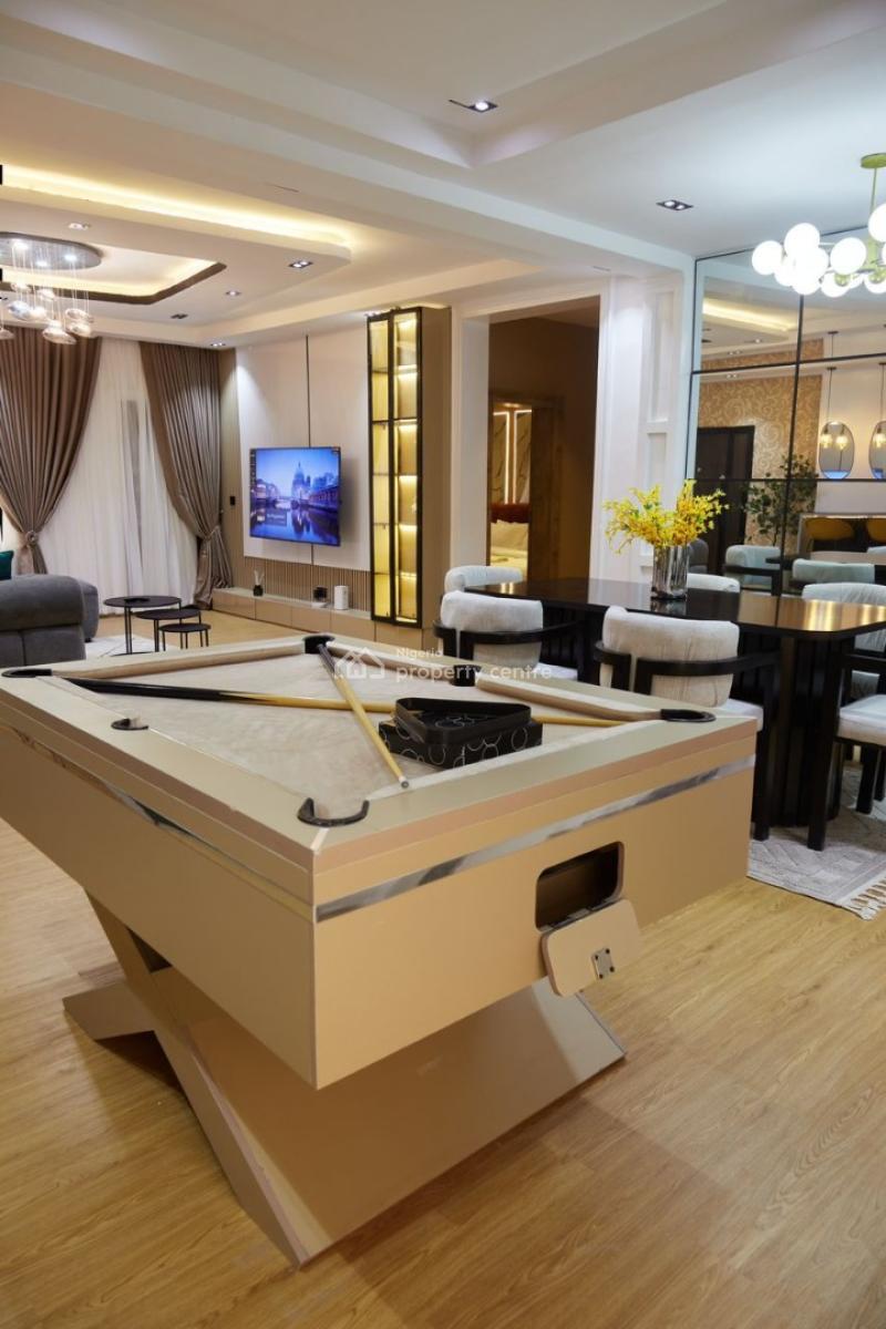 Stunning Upscale 3 Bedroom Apartment with Swimming Pool and Snooker, Victoria Island (vi), Lagos, Flat / Apartment Short Let