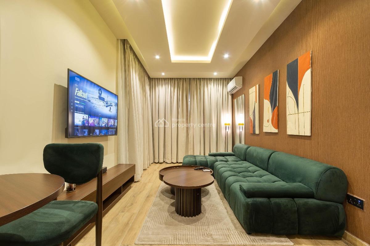 Lush Fully Furnished 1 Bedroom Apartment, Godwin Omene Street, Lekki, Lagos, Flat / Apartment for Rent